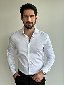 Camisa Longa Fb Exclusive Bamboo Branca