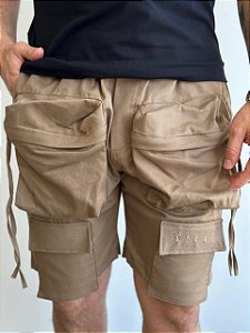 Shorts Creat Cargo Hype Marrom