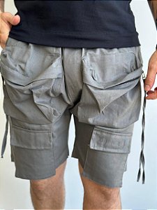 Shorts Creat Cargo Hype Cinza