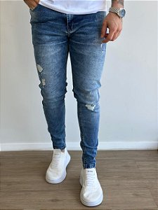 Calça LLEVA Jeans Destroyd