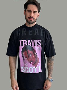 Camiseta Creat Travis Preta