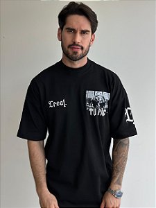 Camiseta Creat 2PAC STREET Preta