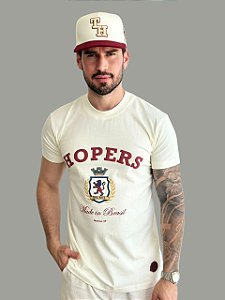 Camiseta Slim Fit Lion The Hope Off White