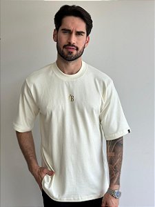Camiseta Over FB Sky Foil Off White