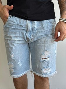 Bermuda DGN Jeans Claro Destroyd
