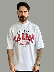 Camiseta Over Calmô Est Branca