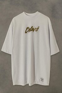 Camiseta Over Calmô Club Branco