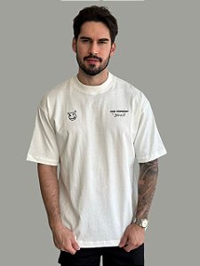Camiseta Over Forgive Off White
