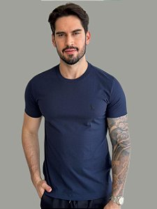 Camiseta Acostamento Casual Black Wolf Marinho