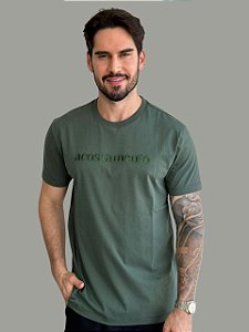 Camiseta Acostamento Casual Relief Verde