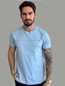 Camiseta Acostamento Casual Wolf 093 Azul Sky