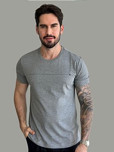 Camiseta Acostamento Casual Wolf 093 Mescla