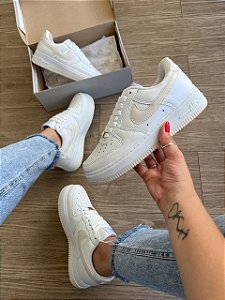 AIR FORCE 1 BCO CINTILANTE