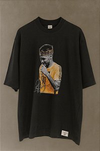 Camiseta Over Calmô Neymar Preta