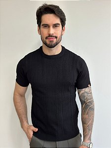 Camiseta Fb Exclusive Tricot Texture Preto