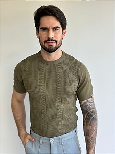 Camiseta Fb Exclusive Tricot Texture Verde