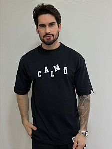 Camiseta Oversized Calmô Confused Preto