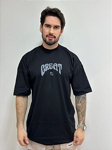 Camiseta Oversized Creat Elegance Black