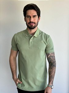 Camisa Polo Acostamento Verde Matte