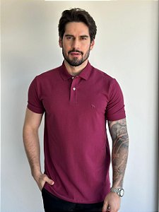 Camisa Polo Acostamento Bordo Sangria