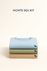 Kit com 3 Camisetas Acostamento WOLF