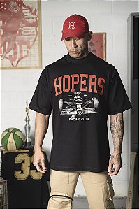 Camiseta The Hopers Oversized Racing Preto