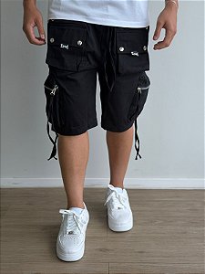 Bermuda Creat Detals Preto