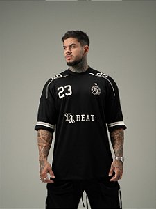 Camiseta Creat Oversized Club Preto