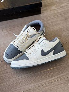 AIR JORDAN LOW 1 BEGE/ CINZA