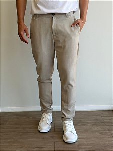 Calça Fb Exclusive Italiana Seville Bege