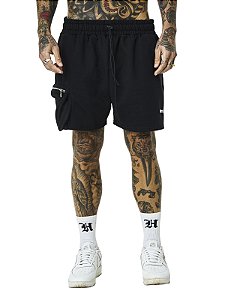 Bermuda Haterz Cargo Preto