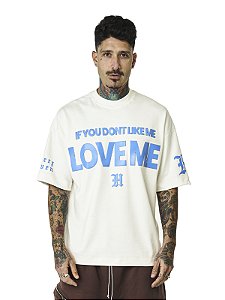Camiseta Haterz Love Me Off White