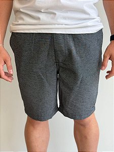 Bermuda Acostamento Casual Preto