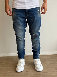 Calça Presence Skinny Azul Jeans