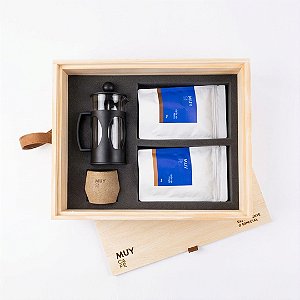 Kit Pausa, 2 pcts de 100g, 1 prensa e 1 copinho de cerâmica