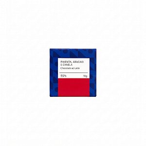 Chocolate ao Leite Bean to Bar 55%, Pimenta, Abacaxi e Canela, 10g