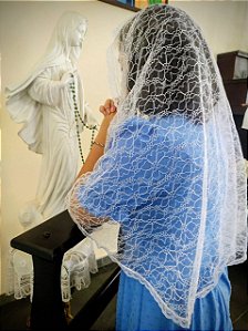 Véu para Missa - Branco