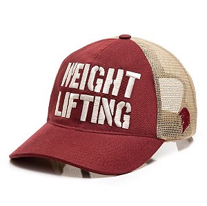 Boné GYURKO Weightlifting Bordô
