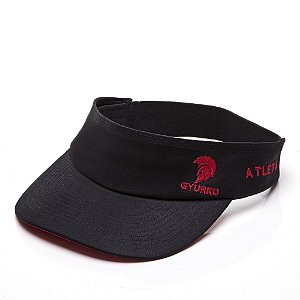 Viseira GYURKO Corrida Preta e Vermelho