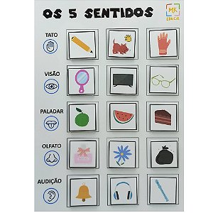 Jogo Pedagógico -  Os 5 Sentidos