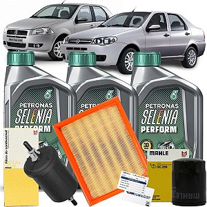 Kit Revisao Troca De Oleo Selenia 5w30 E Filtros Fiat Palio Siena Fire 1.0 1.4 2008 2009 2010 2011 2012