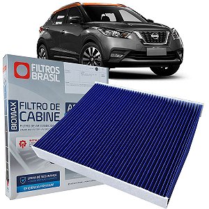 Filtro De Ar Condicionado Cabine Antiviral Filtros Brasil Nissan Kicks 1.6 Pcd 2016 2017 2018 2019 2020 2021