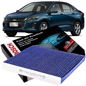 Filtro De Ar Condicionado Cabine Antiviral Bosch Chevrolet Gm Onix 1.0 Turbo Flex Premier Lt Ltz Plus 2019 2020 2021 2022
