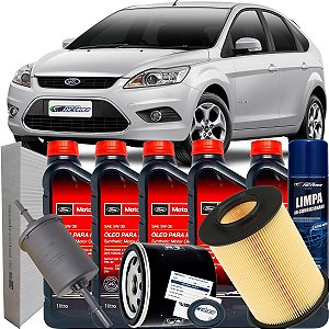 Kit Revisão Troca De Óleo 5w30 Motorcraft Ford Focus 2.0 Duratec 2009 2010 2011 2012 2013