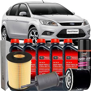 Kit Revisão Troca De Óleo 5w30 Motorcraft Ford Focus 2.0 Duratec 2009 2010 2011 2012 2013