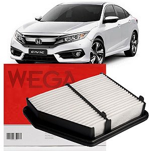 Filtro De Ar Do Motor Wega JFA0405 Civic G10 2.0 16V Flex 2016 2017 2018 2019 2020 2021