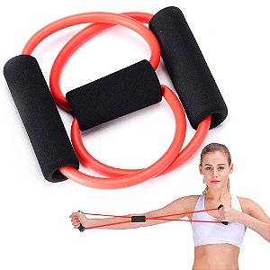 Elástico para exercícios extensor treino multifuncional