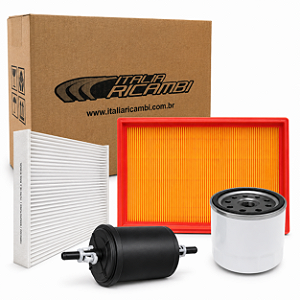 Kit revisão filtros para Renault Kwid 1.0 12v 3 Cilindros 2017 2018 2019 2020 2021 2022 2023 2024 2025 2026