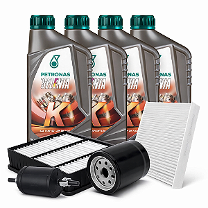 Kit Revisao 15w40 E Filtros Completo Para Mitsubishi Pajero Tr4 2.0 Flex 4x2 4x4 2009 2010 2011 2012 2013 2014 2015