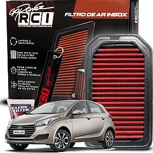 Filtro De Ar Do Motor Inbox Ronco Esportivo Race Chrome Hb20 1.6 2013 2014 2015 2016 2017 2018 E 1.0 Turbo Geração 1